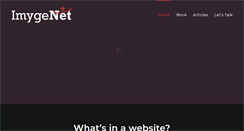 Desktop Screenshot of imyge.net